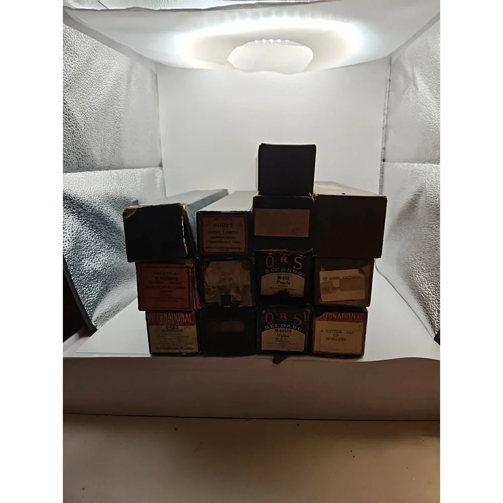 Lot‎ Of 13 Assorted Player Piano Rolls